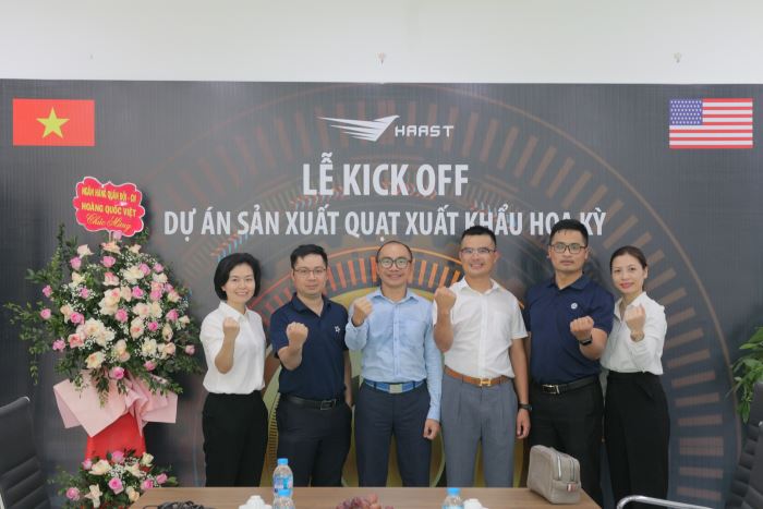 KICK OFF PROJECT TO MANUFACTURE FANS FOR EXPORT TO THE UNITED STATES